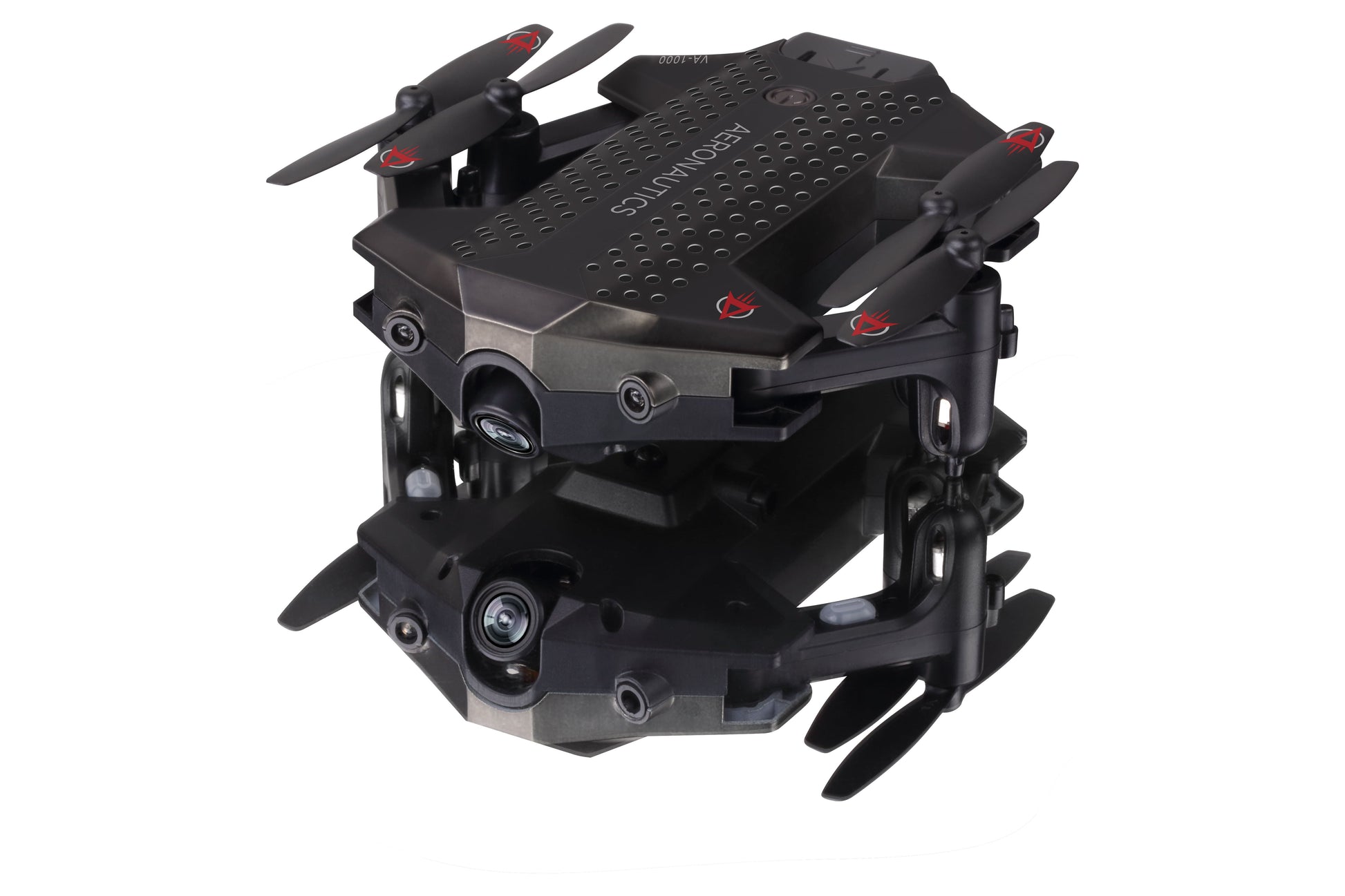 VA-1000 HD Streaming Drone with Wide-Angle Lens- Black Color - Size- 7 Inches