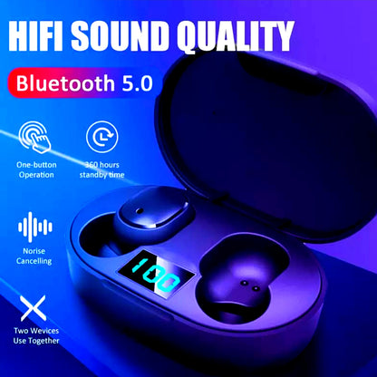 TWS Wireless Bluetooth Earbuds Waterproof Bluetooth Headset Noise Cancelling